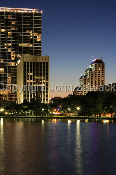 IMG_8415.JPG - Downtown Orlando & Lake Eola at Night